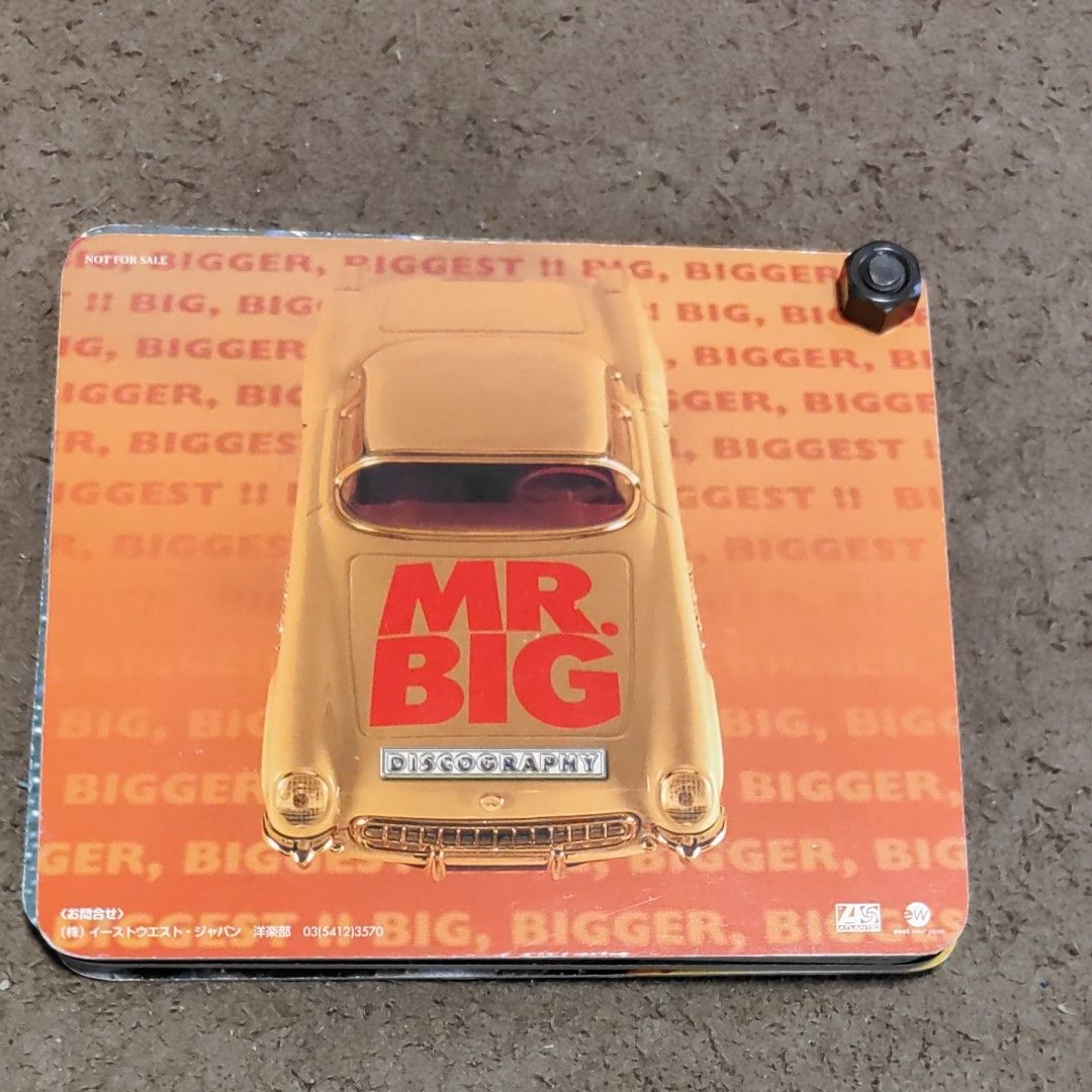 Mr.Big　ミスタービッグ　BIG　BIGGER BIGGEST ベストアルバム　発売記念品　非売品
