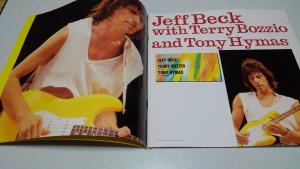 □　JEFF BECK GROUP ジェフ・ベック KIRIN Beer's New Gigs '89 パンフレット ♪ チャック・ベリー 他　※管理番号 pa1475_画像2