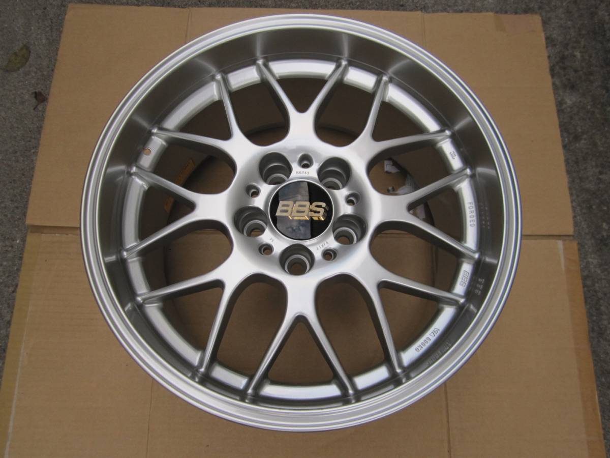 ヤフオク! - BBS RG-R RG743 ダイヤモンドシルバー BNR32 BC...