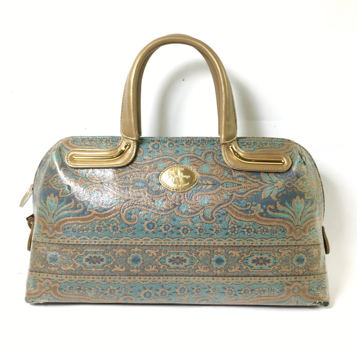 Bolsa Sovelana KOBE ボルサソベラナ神戸 ハンドバッグ 日本製 ブルー