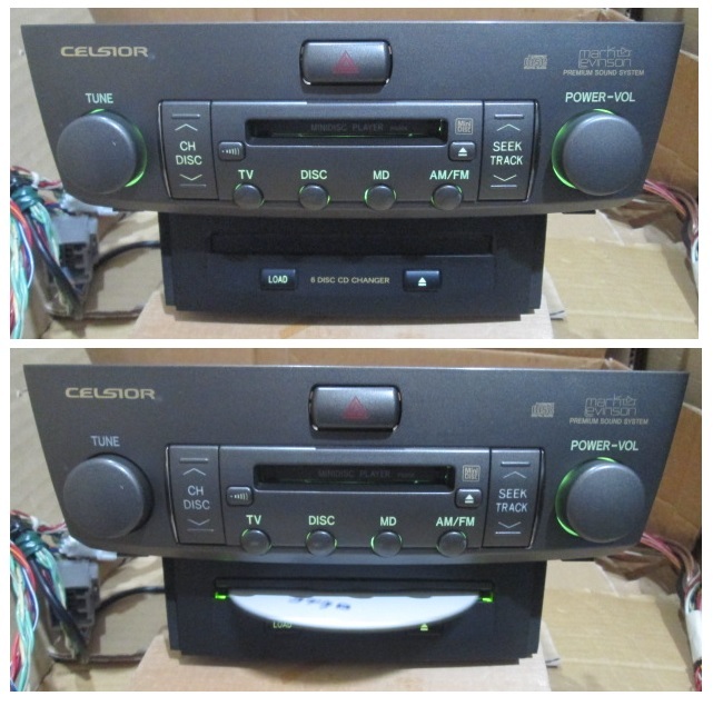  Toyota /TOYOTA UCF30 Celsior 6 полосный CD changer &MD Марк Левинсон P0306 б/у 