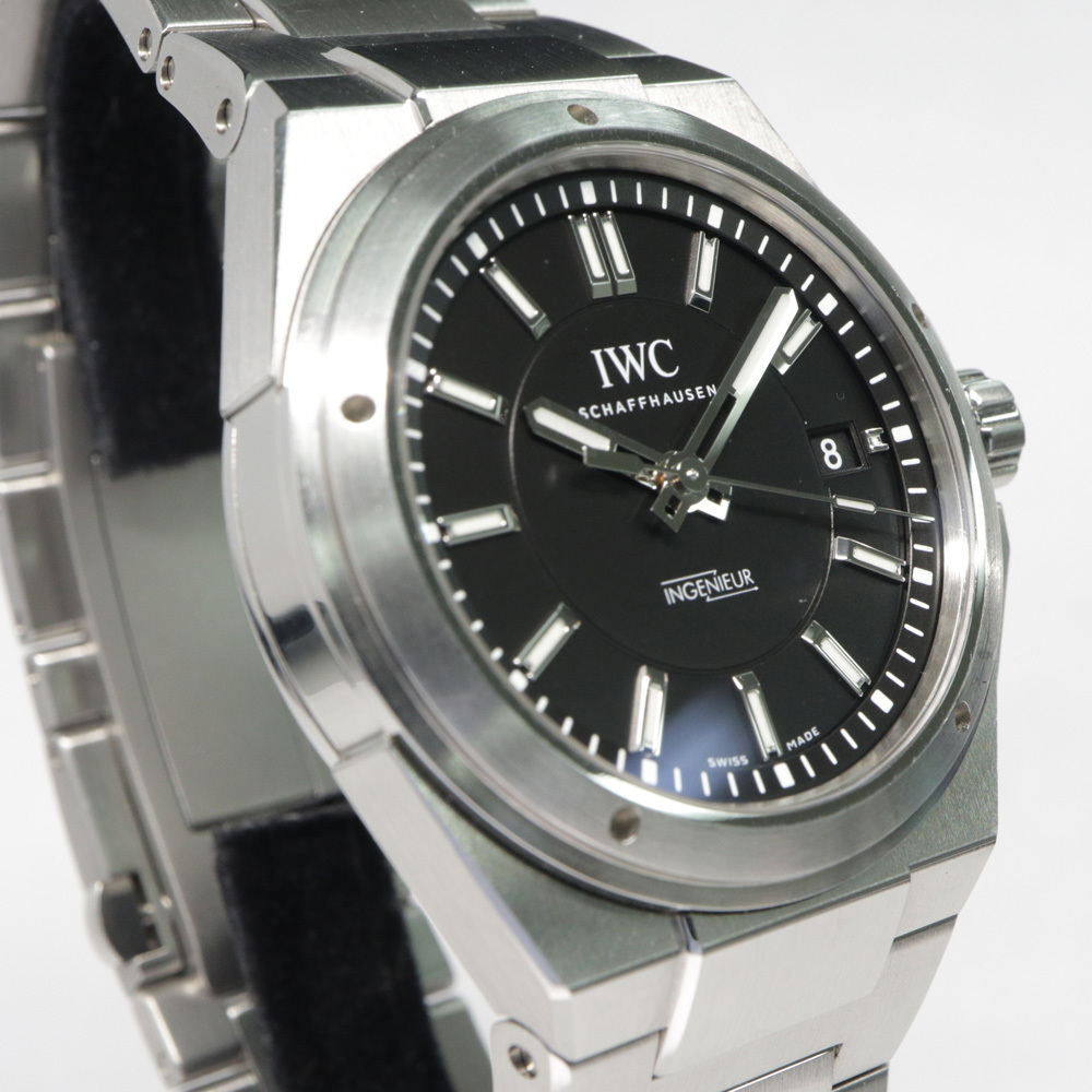 [ Nagoya ]IWC Ingenieur автоматический IW323902 SS черный самозаводящиеся часы мужские наручные часы мужчина 