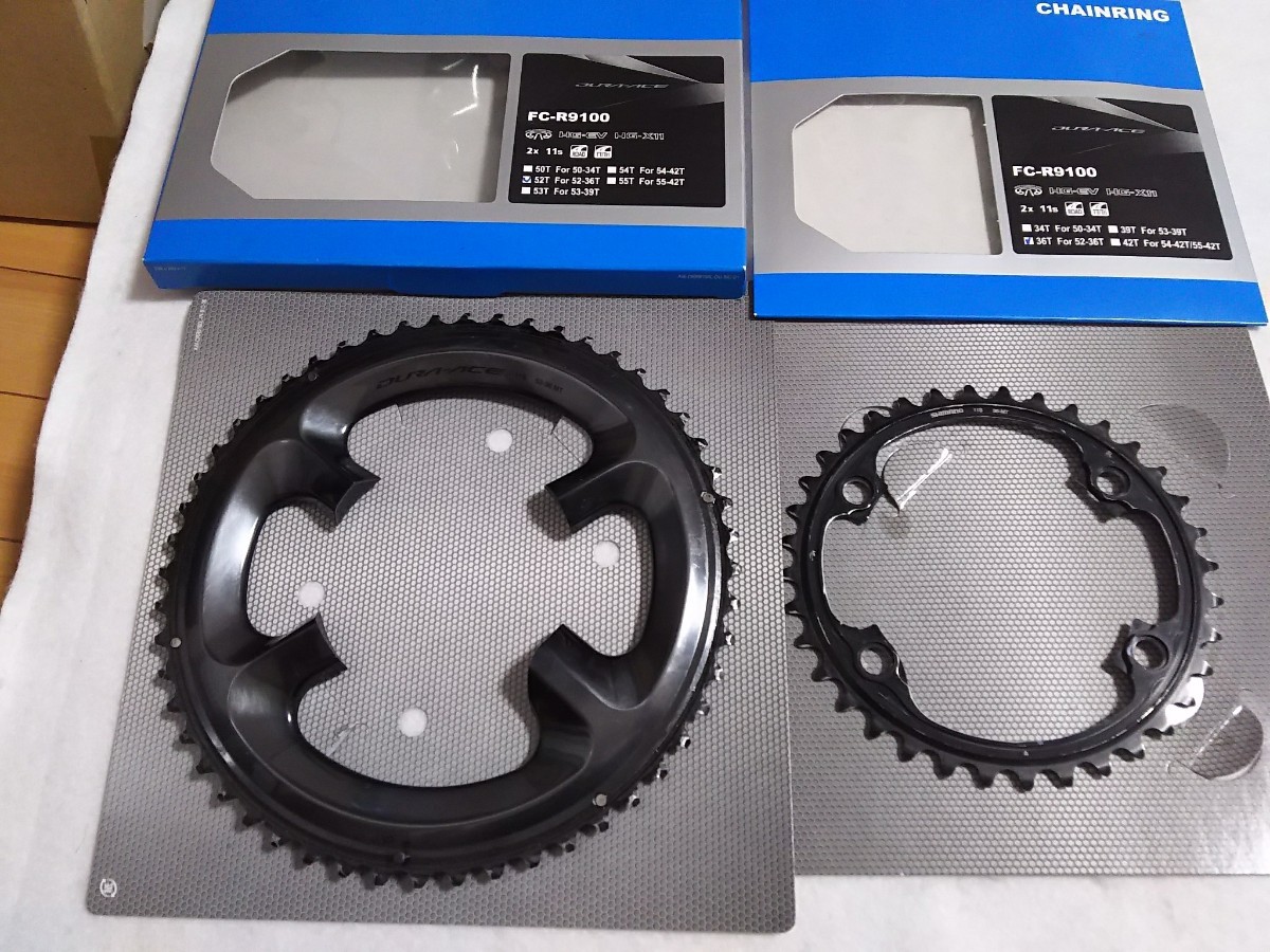 低価格安 ヤフオク! - FC-R9100 52-36t チェーンリング 2×11S DURA-ACE