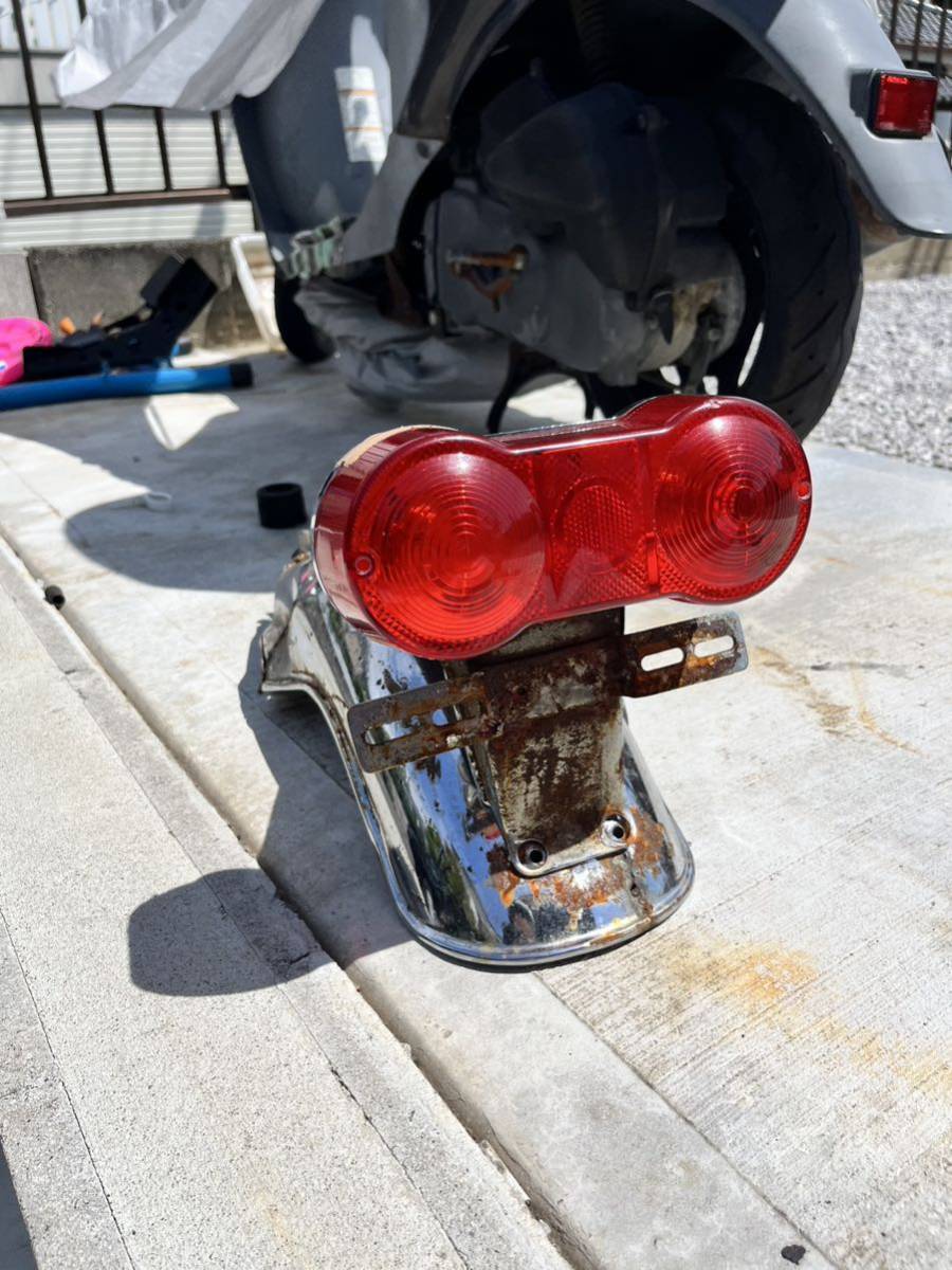 ホーク2 用 リアフェンダー 38テール gt380 cb250t cb400t バブ(リア
