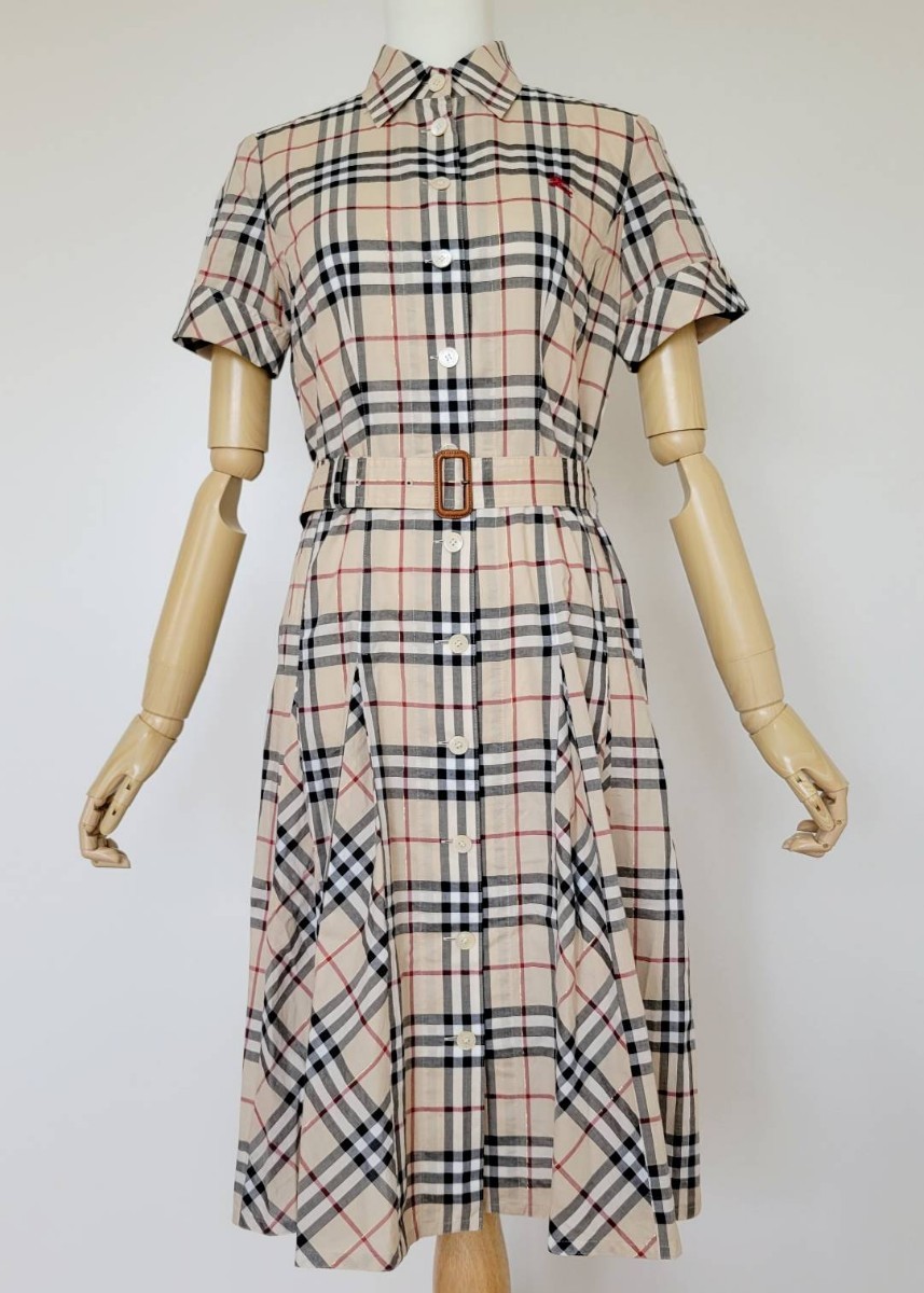美品 BURBERRY バーバリーロンドン ワンピース ロングワンピース 美品 BURBERRY バーバリーロンドン ワンピース ロングワンピース