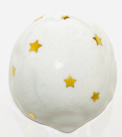 新品 未使用 Meissen マイセン 星のきらめき レモンモチーフ 小物入れ 金彩 星柄 ゴールド ホワイト 白 かわいい 上品 オシャレ_画像4