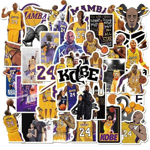 NBA Kobe Bryant Basketball ステッカー シール 50枚