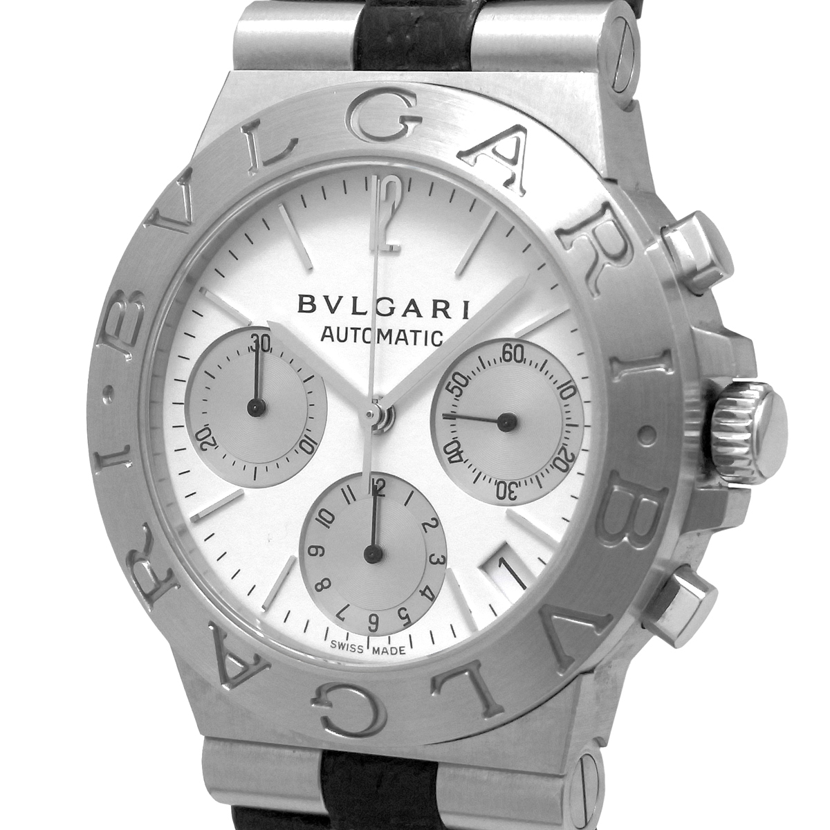 ブルガリ BVLGARI☆ディアゴノ スポーツ】 メンズ腕時計 CH35S クロノ