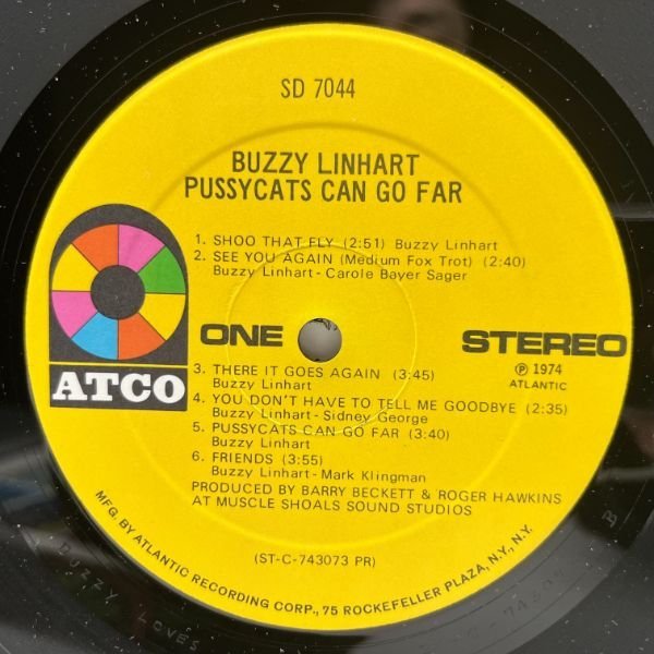 美盤!! USオリジナル BUZZY LINHART Pussycats Can Go Far ('74 Atco) 米SSW バジー・リンハート JOHN SEBASTIAN好きもマスト_画像3