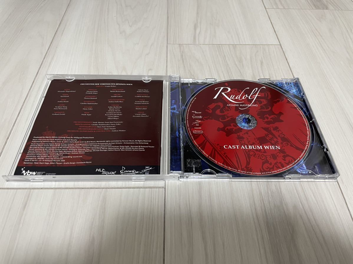 VA / Rudolf - Affaire Mayerling - RAYMUND THEATER CD CAST ALBUM WIEN Frank Wildhorn Koen Schoots ミュージカル Musical_画像2