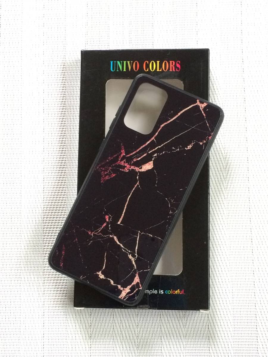 未使用★送料無料★Univo Colors★Galaxy S20 Plus★ケース★大理石柄★ブラック★_画像1