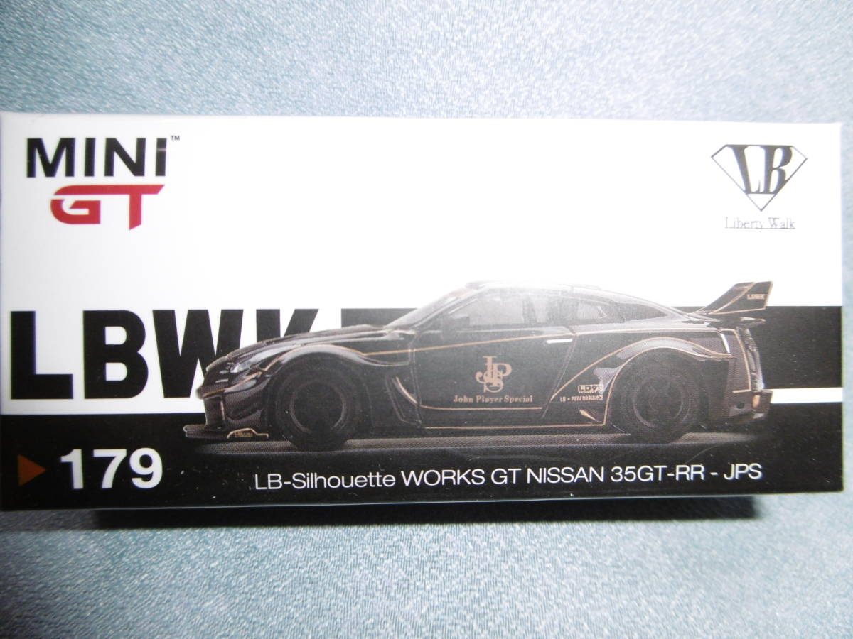 未開封新品 MINI GT 179 LB-Silhouette WORKS GT NISSAN 35GT-RR-JPS の画像1