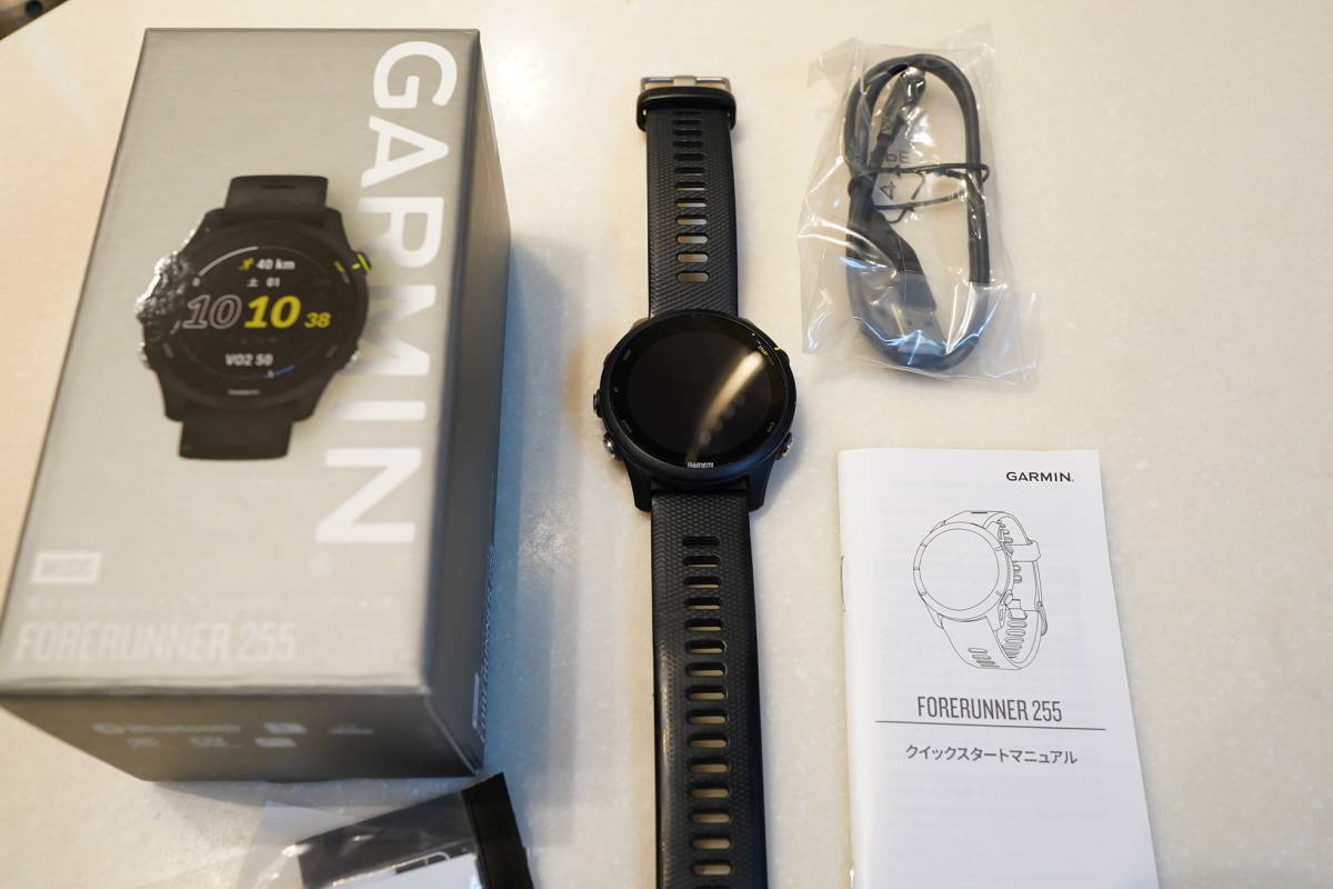 ガーミン/GARMIN フォアランナー 255 MUSIC/SUICA ブラック 美品