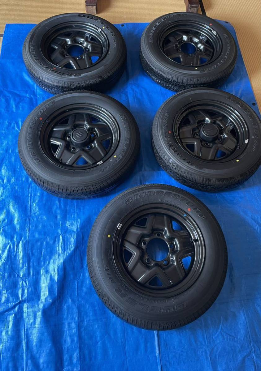 消費税無し 新車外し純正タイヤホイール5本セット175 80R16 16インチ