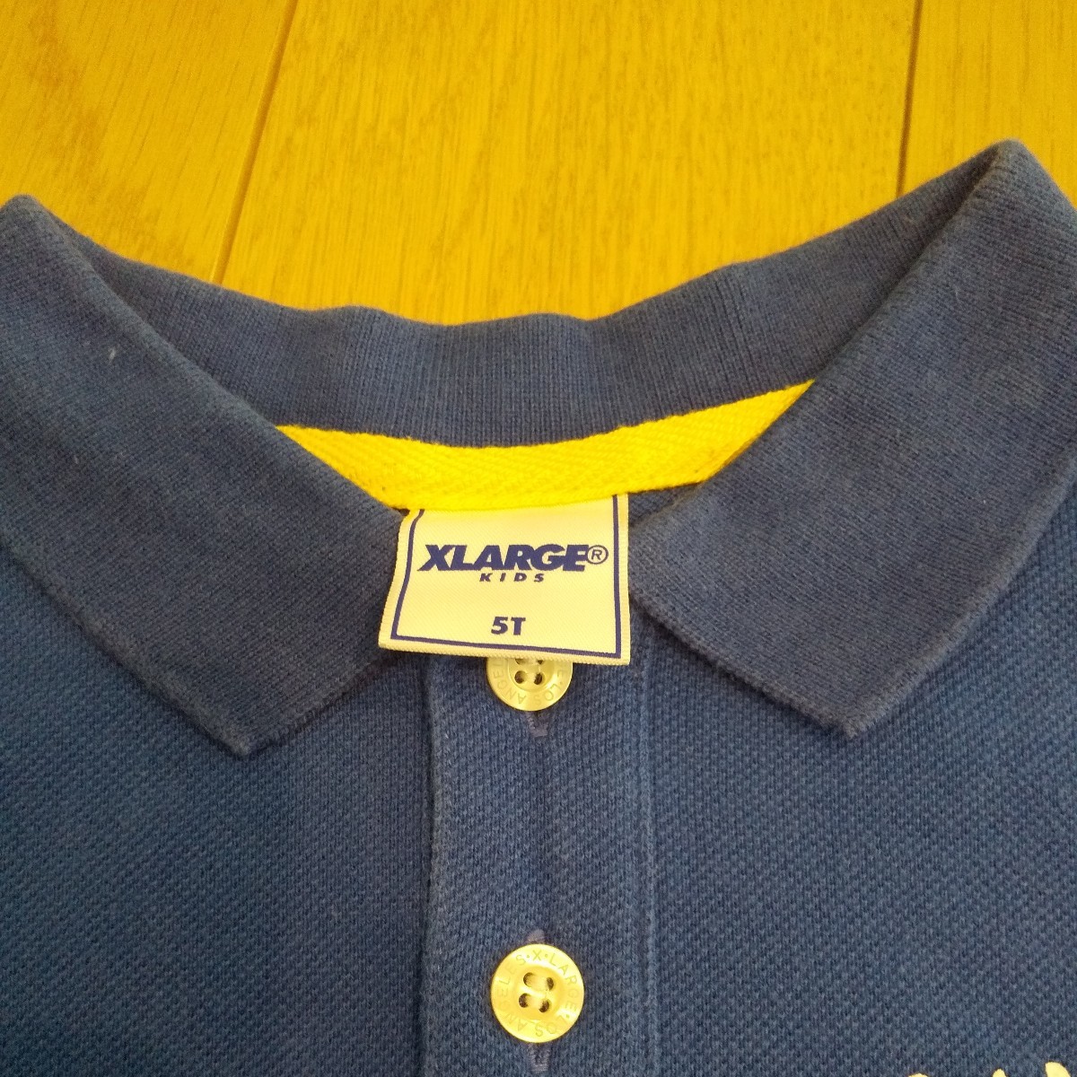 [ бесплатная доставка ]X-LARGE Kids XLarge Kids 5T110cm рубашка-поло с коротким рукавом Disney сотрудничество 