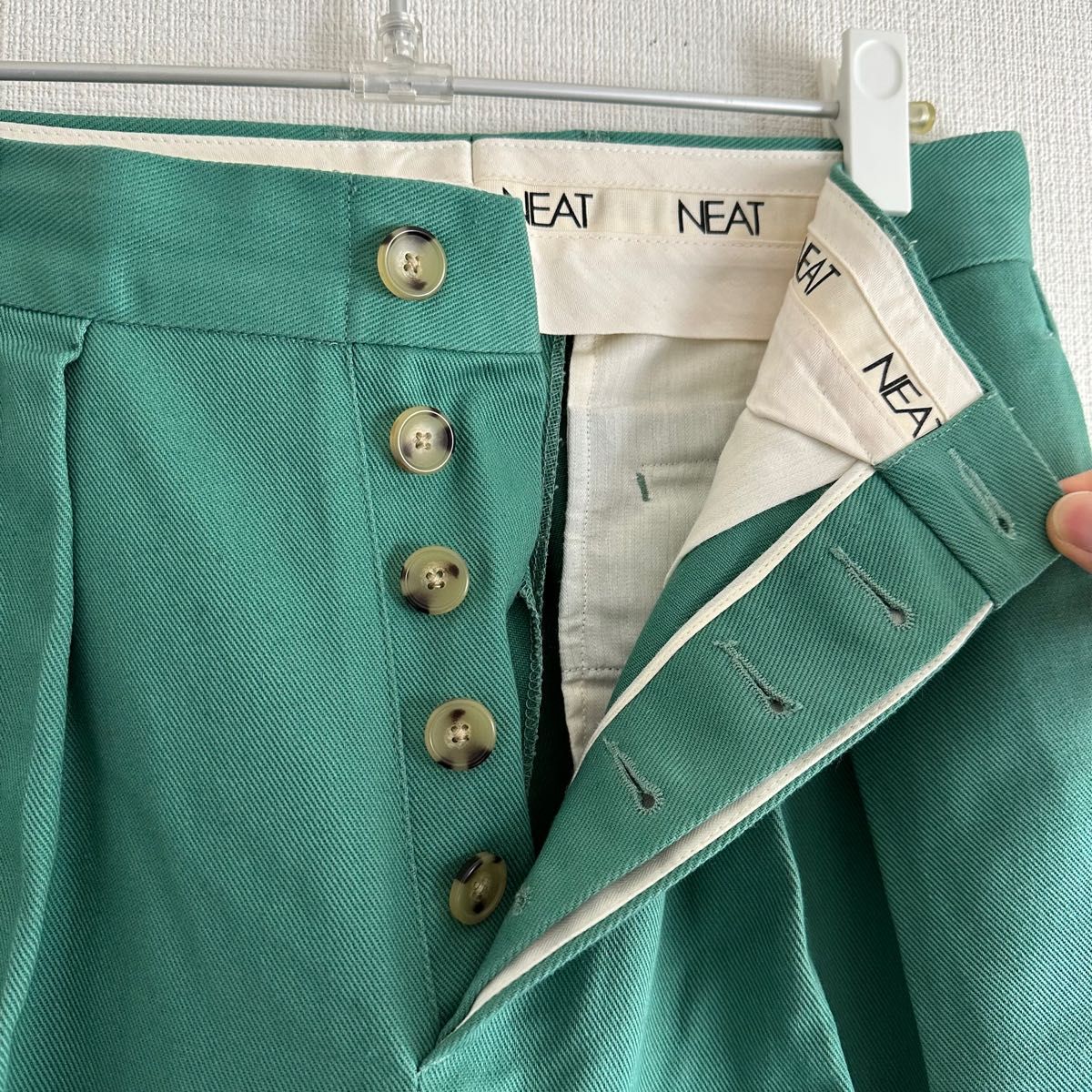 NEAT USA ニート パンツ スラックス 30 グリーン ブルー|Yahoo NEAT USA ニート パンツ スラックス 30 グリーン ブルー|Yahoo