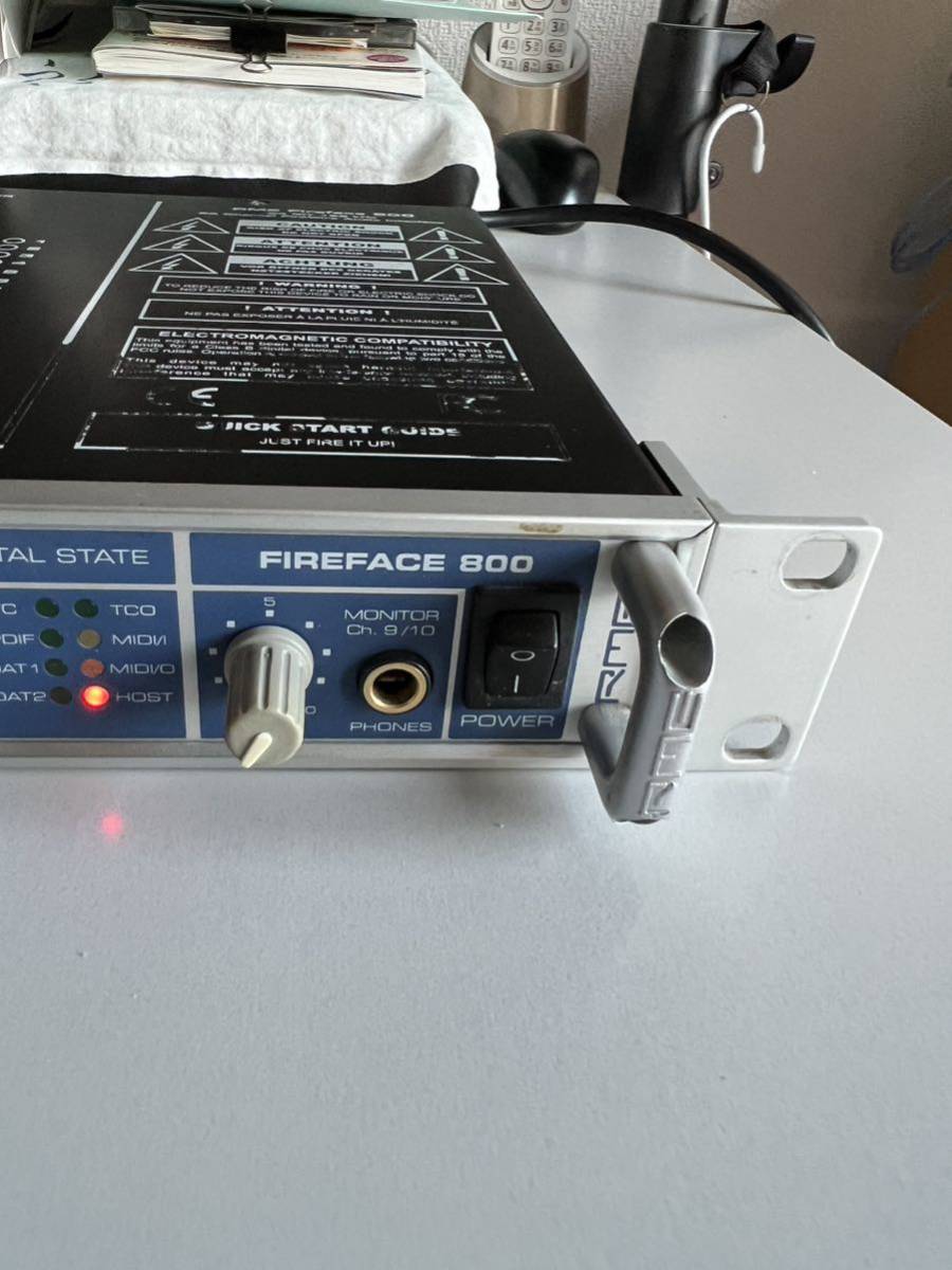 RME Fireface 800 後期型?動作品オーディオインターフェイス