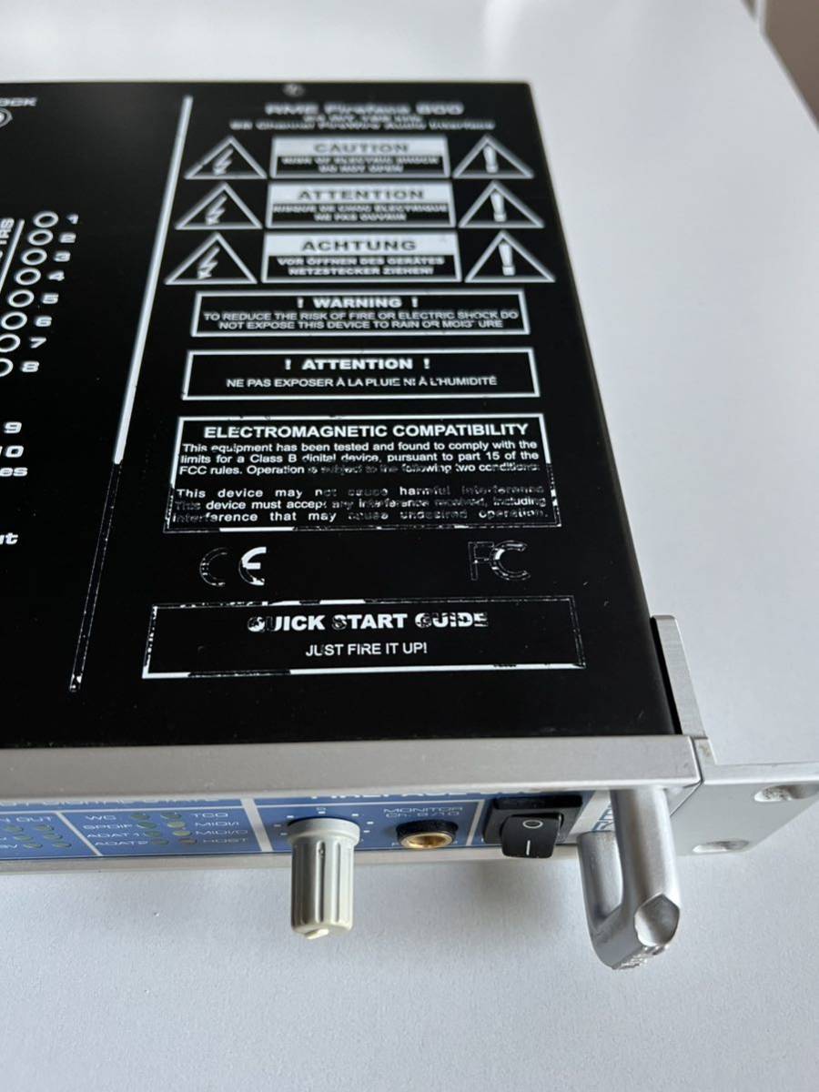 RME Fireface 800 後期型?動作品オーディオインターフェイス