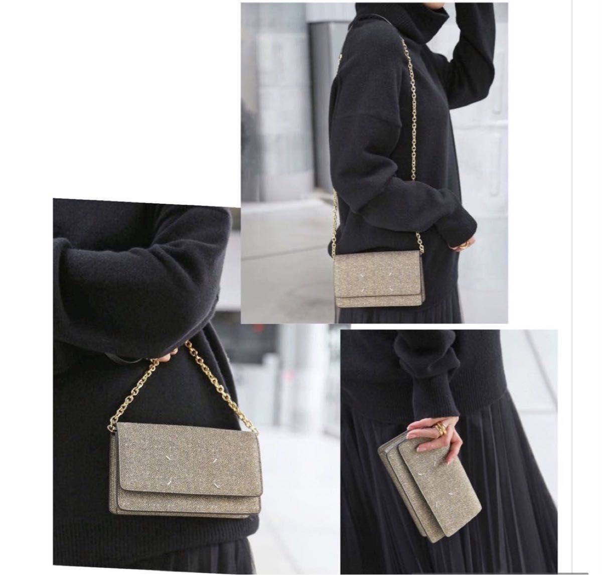 MAISON MARGIELA/メゾン マルジェラ】 WALLET ON CHAIN MEDIUM MAISON MARGIELA/メゾン マルジェラ】 WALLET ON CHAIN MEDIUM