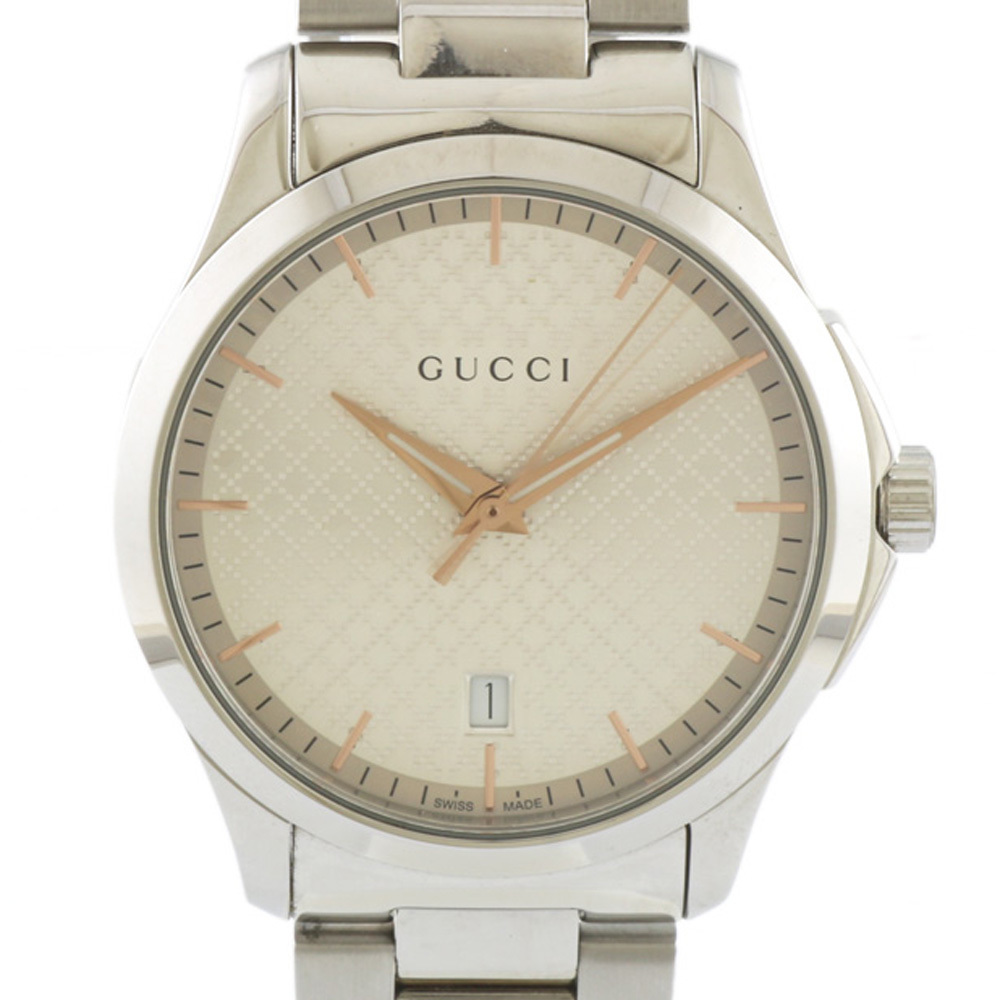 グッチ】GUCCI 126.4 Gタイムレス 腕時計 ステンレススチール 126.4