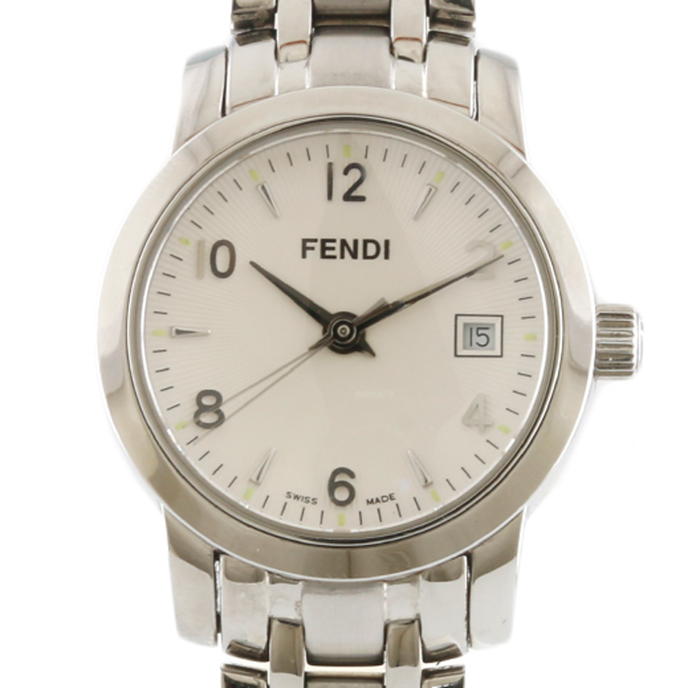 【フェンディ】FENDI クラシコ 腕時計 ステンレススチール 2100L クオーツ レディース 1年保証【中古】