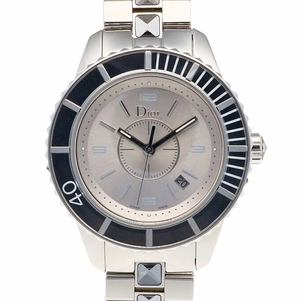 【クリスチャンディオール】Christian Dior クリスタル 腕時計 ステンレススチール CD113116 クオーツ ユニセックス 1年保証【】