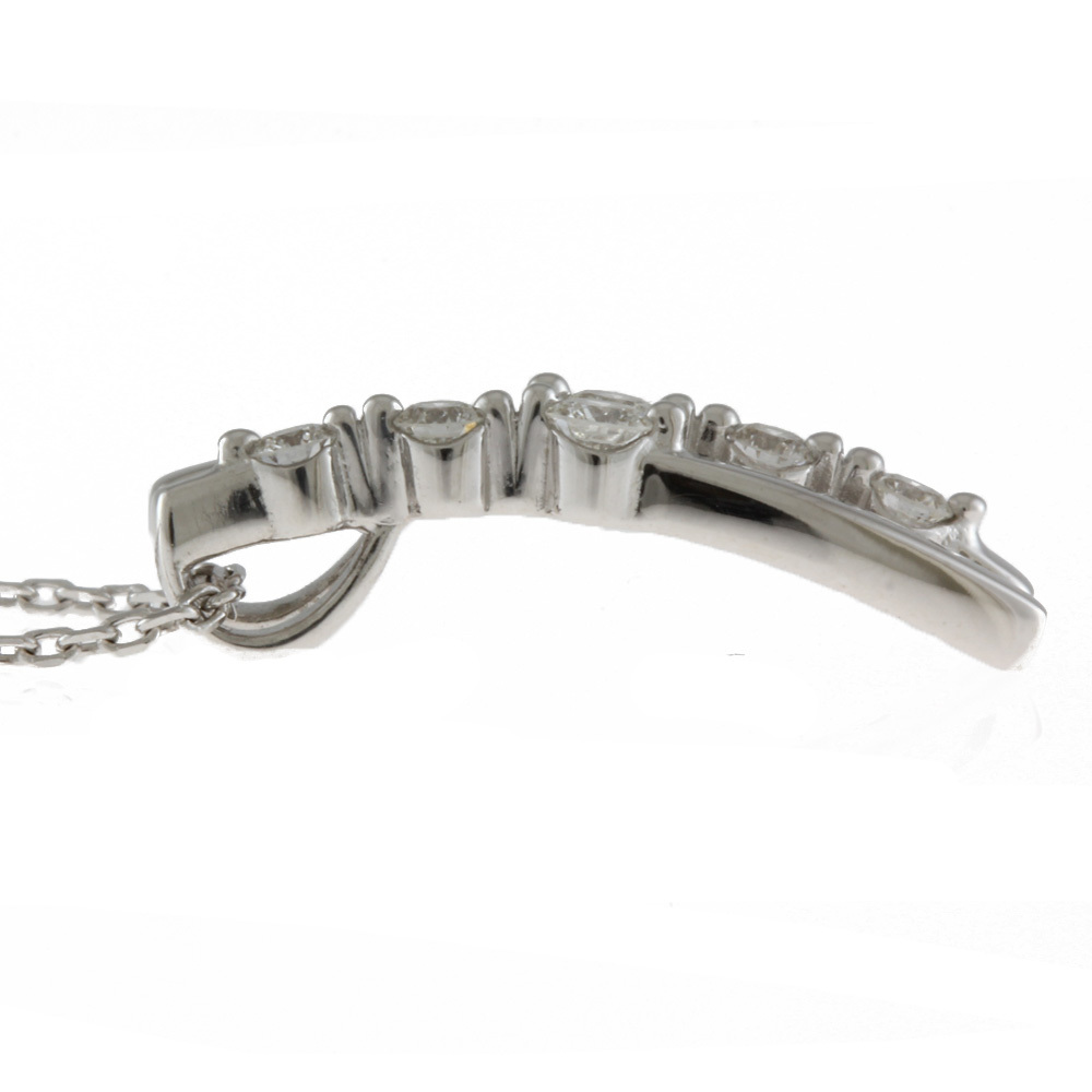 TASAKI タサキ K18WG ネックレス ダイヤモンド0.15CT 18金 K18ホワイト