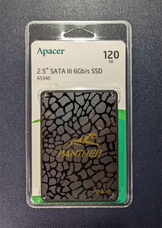 Apacer AS340　2.5インチSSD　120GB