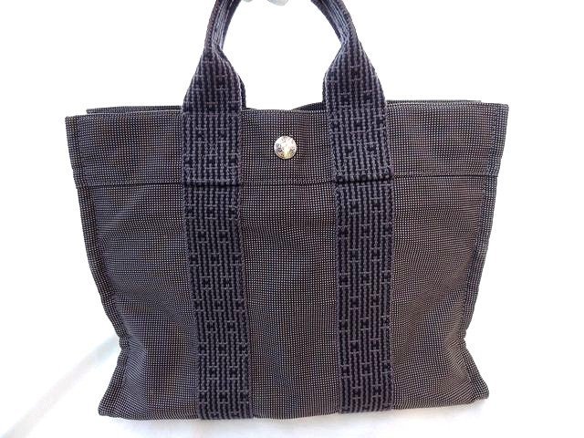 新しく着き ミニ グレー PM エールライン □ ハンドバッグ エルメス