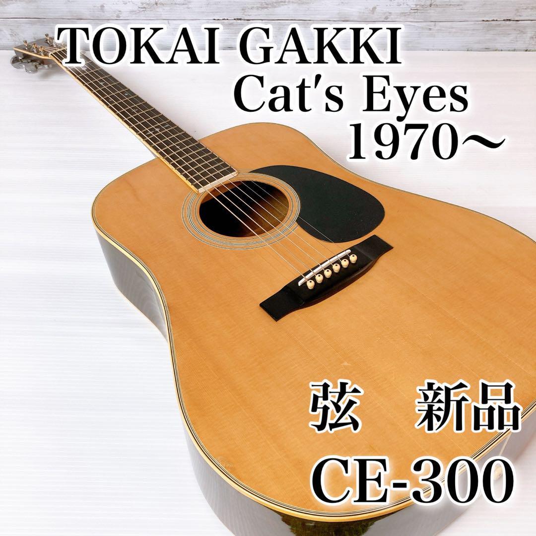 弦新品交換済み】Cat´s Eyes アコースティックギター CE-200-