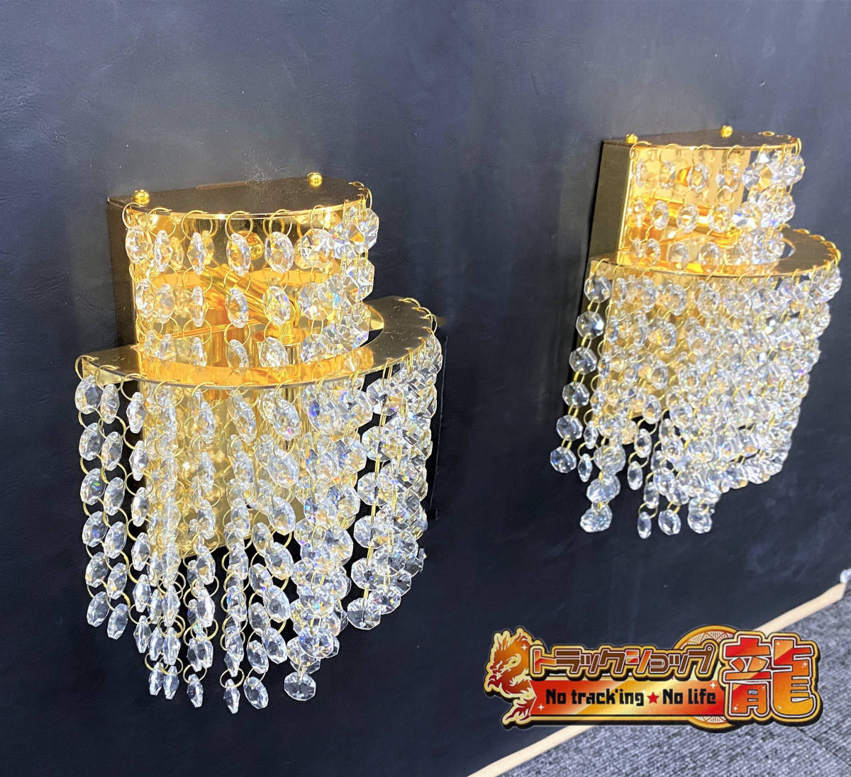  new goods immediate payment! wall hanging chandelier 2 piece set full Gold plating retro truck tourist bus gold . mountain deco truck C0658S