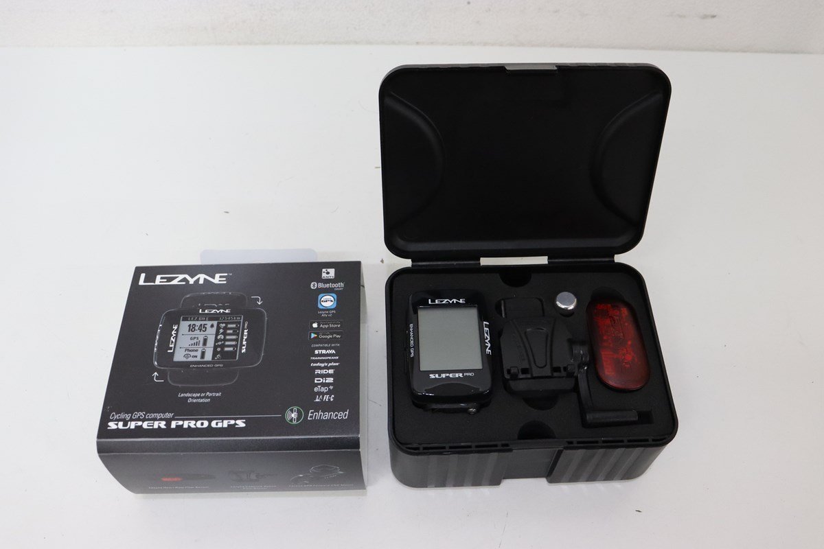 高品質 PRO SUPER レザイン ☆LEZYNE GPS 美品 GPSサイクル