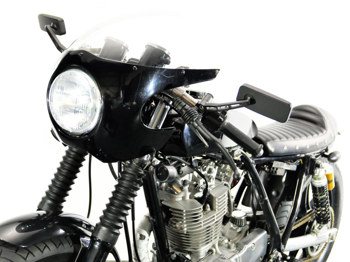 カフェレーサー SR400 2009年 FCRキャブ ワイズギアホイール