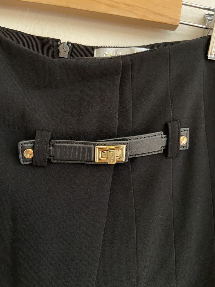 [ бесплатная доставка ] б/у PAULE KA paul (pole) ka юбка черный размер 36
