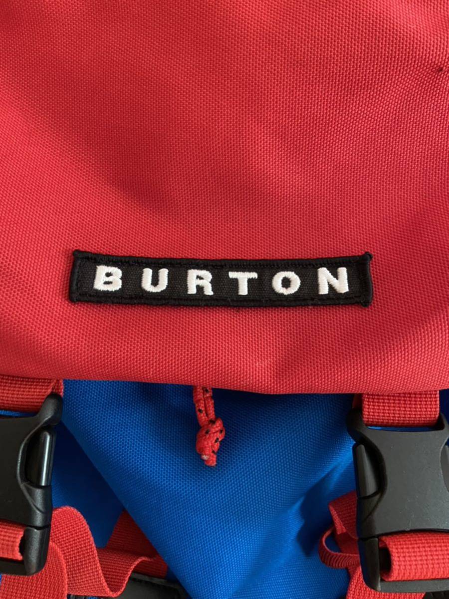 [ бесплатная доставка ] б/у BURTON Barton ребенок Kids рюкзак рюкзак красный синий 