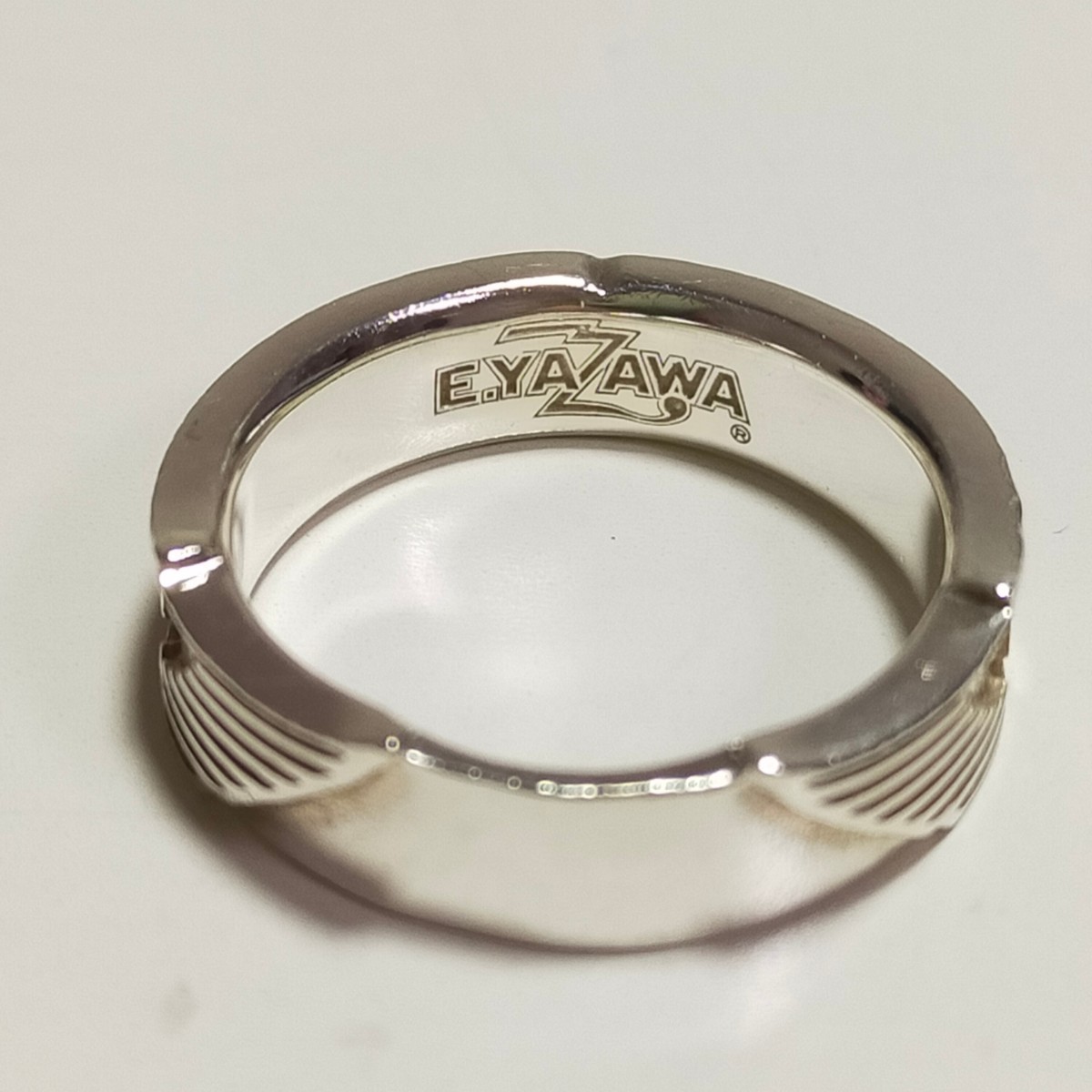 Yaz 矢沢永吉 YAZAWA シルバーリング(羽ロゴ) 15号 silver925 Yaz 矢沢永吉 YAZAWA シルバーリング(羽ロゴ) 15号 silver925