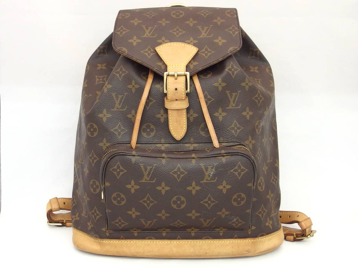 LOUIS VUITTON ルイヴィトン モノグラム モンスリGM M51135 リュック /B6433_画像1