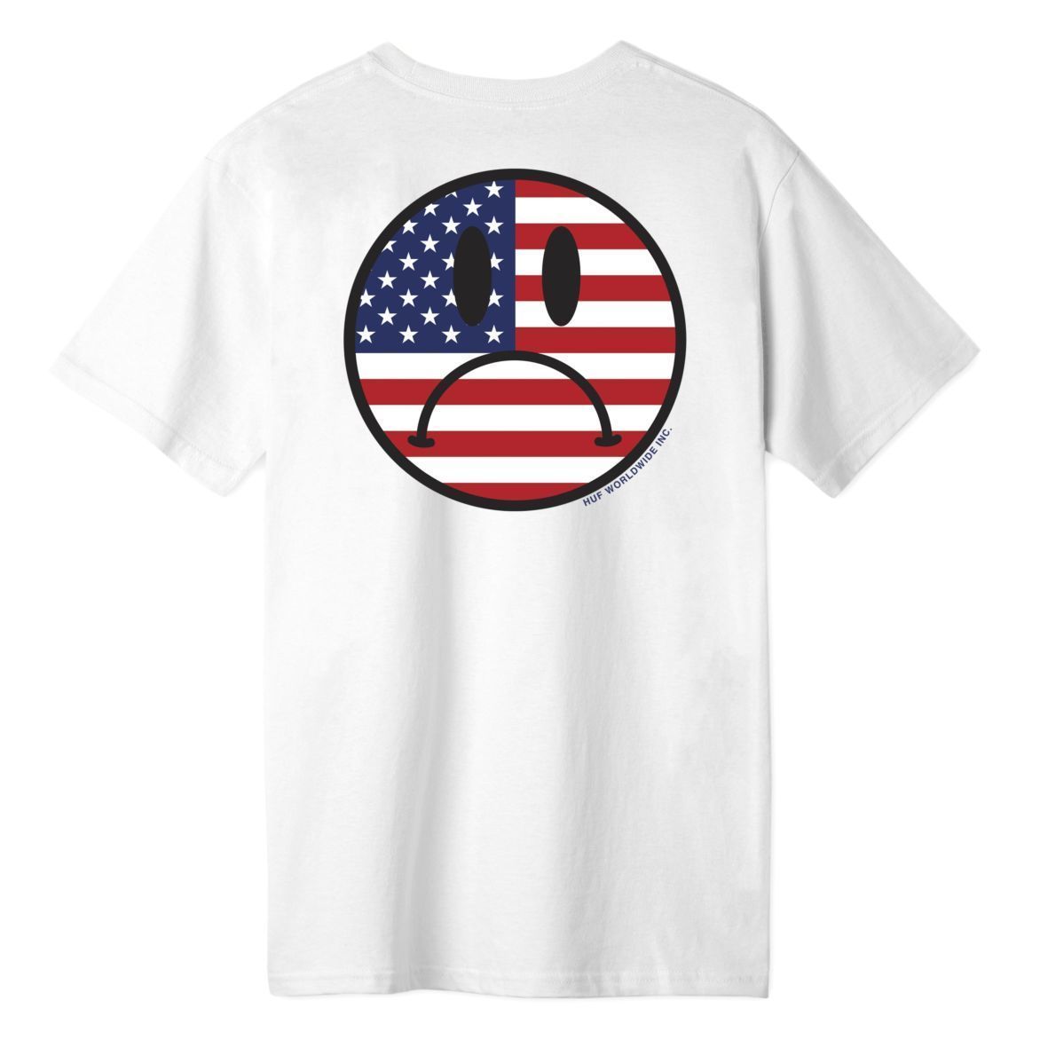 HUF Bummer Usa T-Shirt White S Tシャツの画像1