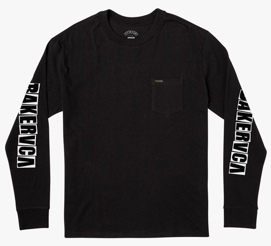 RVCA X Baker Ranson Long Sleeve T-Shirt Black S Tシャツ_画像1