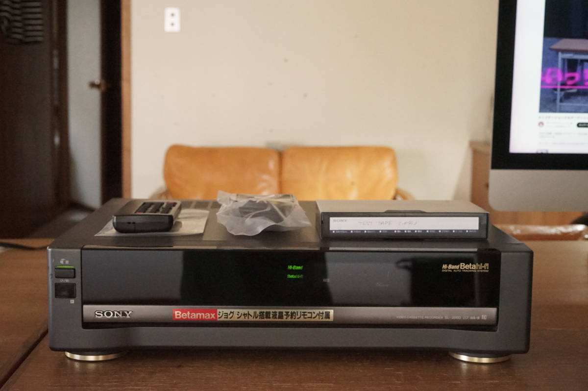 動作保証あり SONY SL-200D ベータビデオデッキ ecole-artcom.com