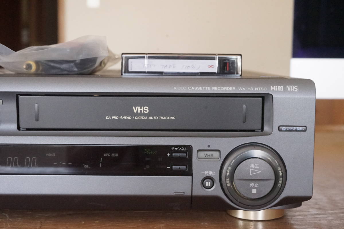 動作保証あり SONY WV-H3 VHS HI8 ビデオデッキ | www