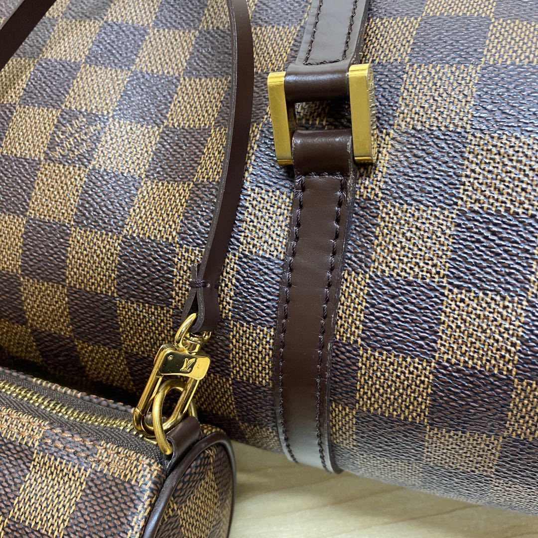 LOUIS VUITTON ルイヴィトン ダミエ パピヨン30 ハンドバッグ ポーチ