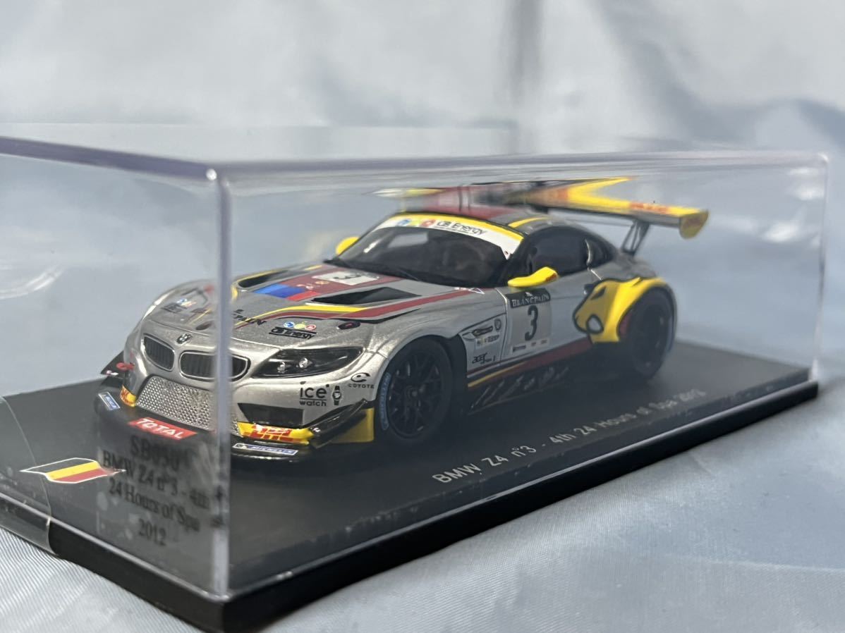 未開封 スパークモデル製  BMW Z4 #3 スパ24hレース 2012年   1/43の画像3