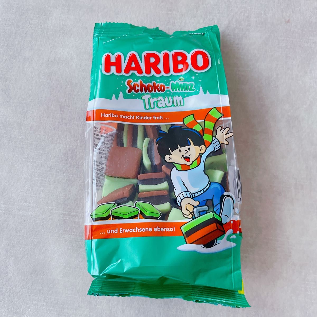 HARIBO【日本未販売】schoko minz traum 300g ミント チョコ HARIBO【日本未販売】schoko minz traum 300g ミント チョコ