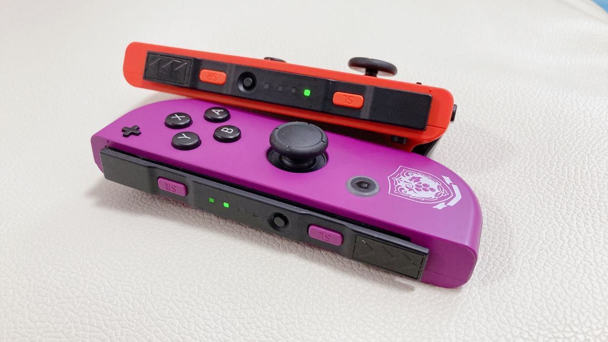 美品 Switch Joy-Con（L)（R） ポケモン スカーレット・バイオレット 限定カラー ジョイコン