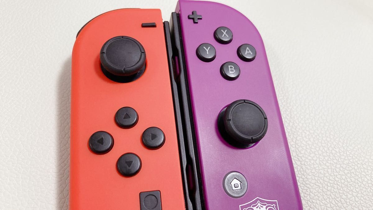 美品 Switch Joy-Con（L)（R） ポケモン スカーレット・バイオレット 限定カラー ジョイコン