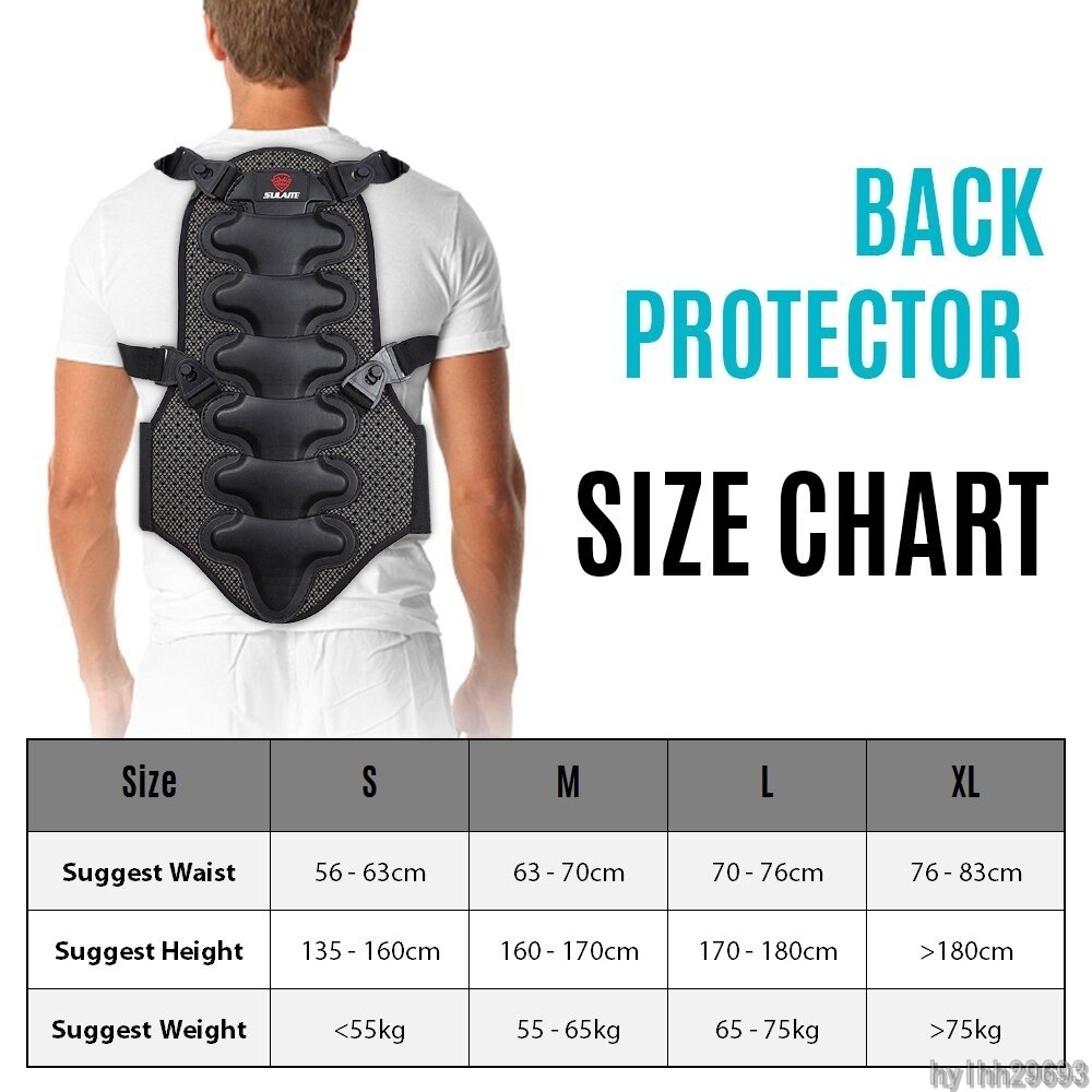  rim - Bubble ski Sportback V protection ski body armor -Backpiece back protection protector body .. black 