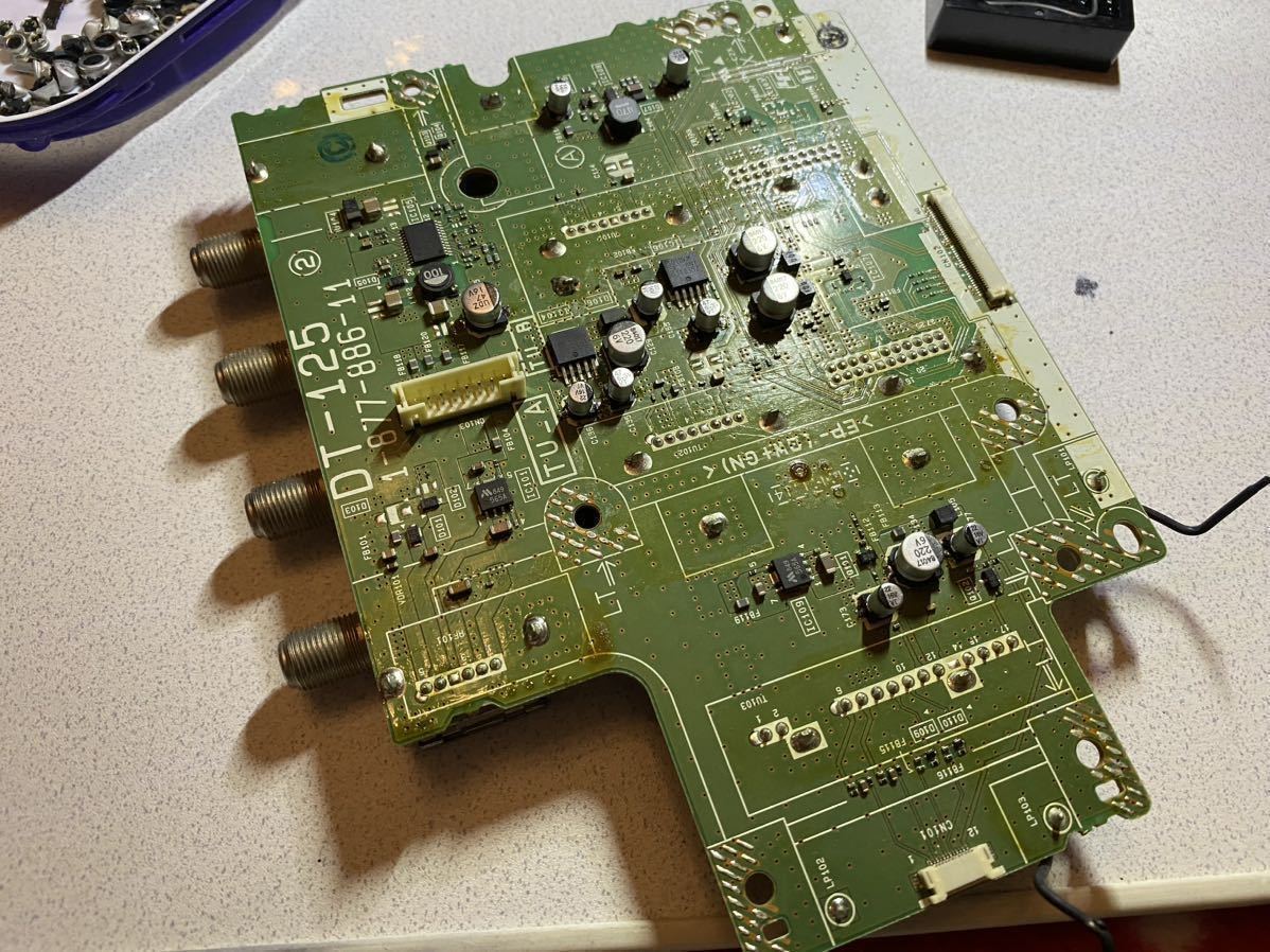 2台分 ソニー ブルーレイレコーダー チューナー基盤修理BDZ-T55/BDZ-T75/L95 その他DT-125基盤使用機種 受信が出来ずお困りの方修理します_画像1