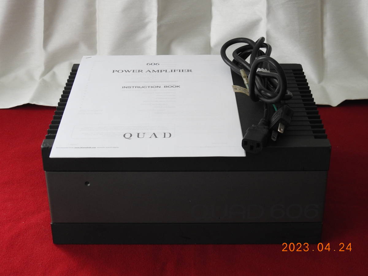 QUAD 606 パワーアンプ 動作品 オーディオ機器 QUAD 606 パワーアンプ 動作品 オーディオ機器