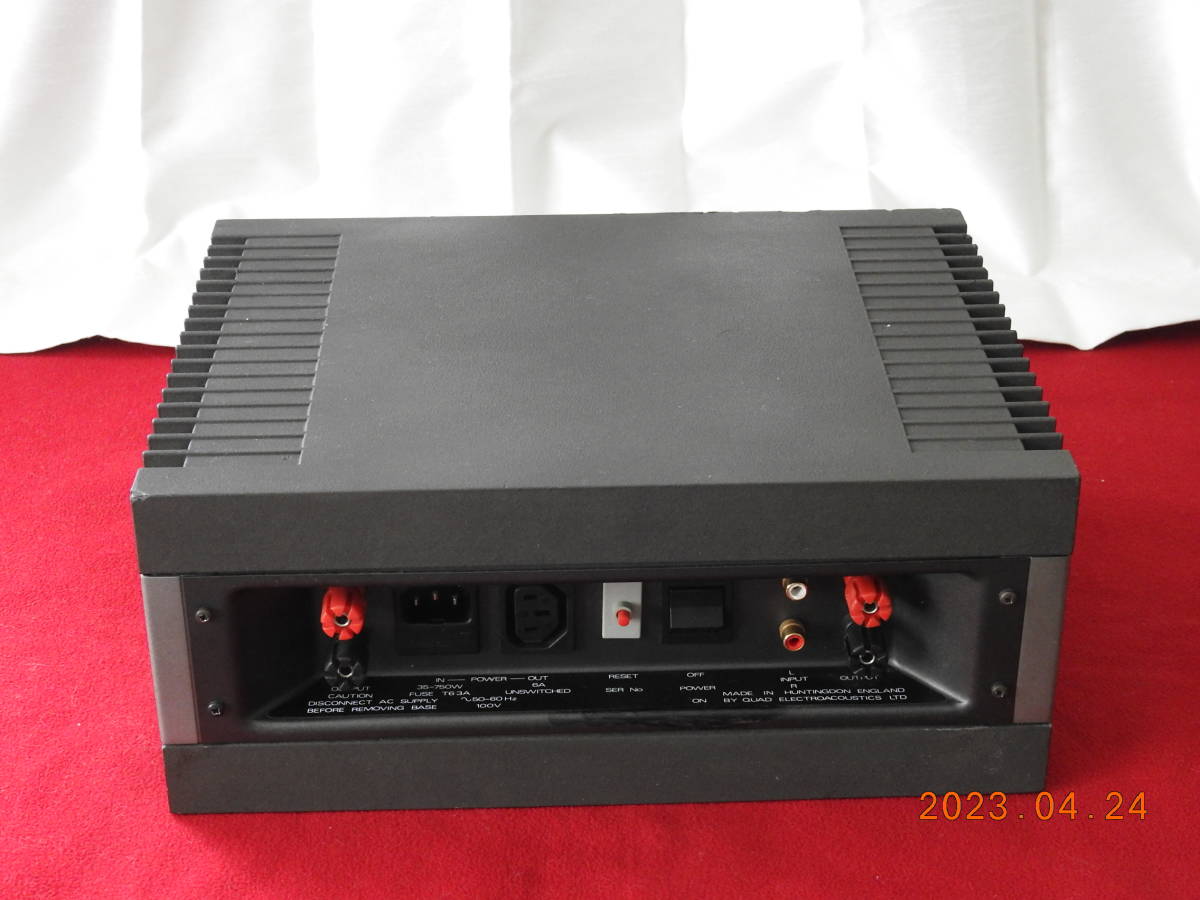 QUAD 606 パワーアンプ 動作品 オーディオ機器 QUAD 606 パワーアンプ 動作品 オーディオ機器